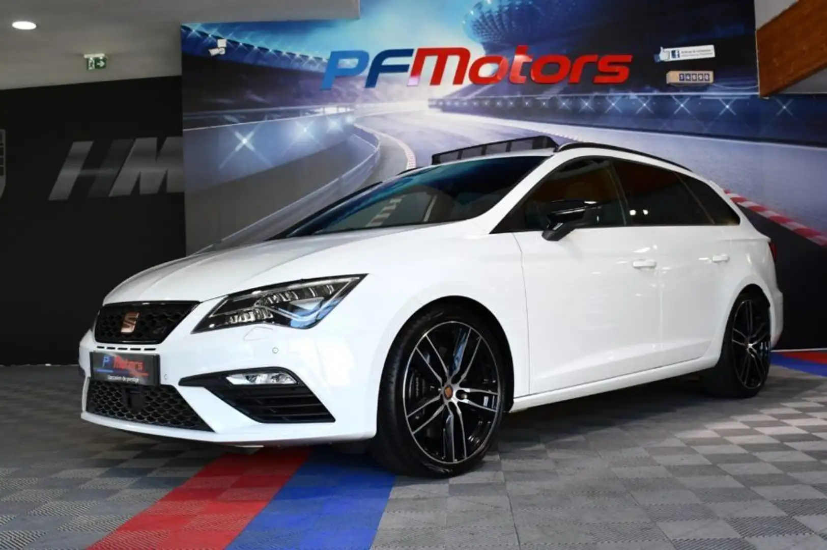 SEAT Leon Léon CUPRA 2.0 TSI 290 DSG GPS Virtual Beats Front Blanc - 1