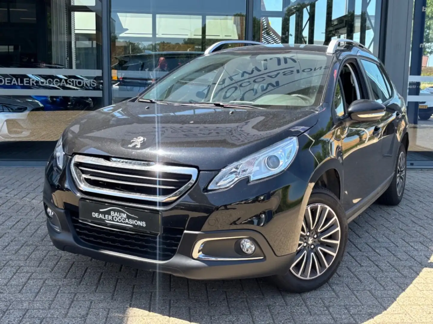 Peugeot 2008 1.2 PURETECH ACTIVE NAVI PDC PANORAMA LMV Zwart - 1