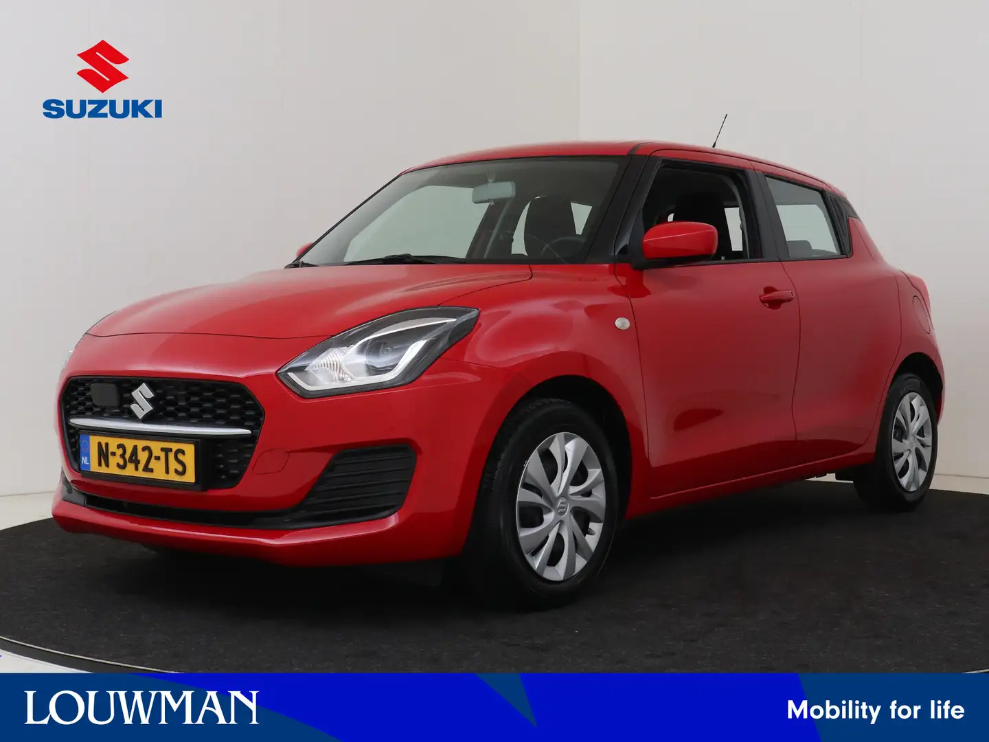 Suzuki Swift 1.2 Comfort Smart Hybrid I Airco I Centrale vergre Rouge - 1
