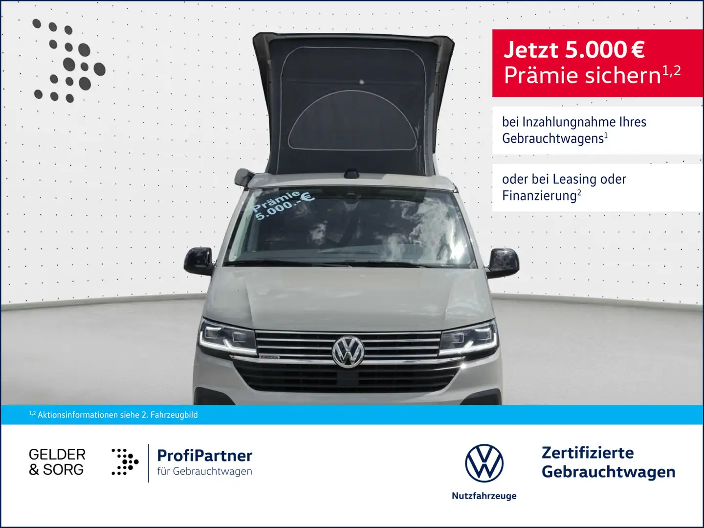 Volkswagen T6.1 California Ocean 5.000€ EXTRAPRÄMIE*AHK*RFK Gris - 1