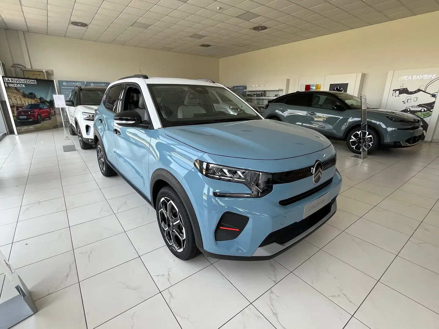 Citroen C3 Elettrica 113cv MAX KM ZERO Blu/Azzurro - 1