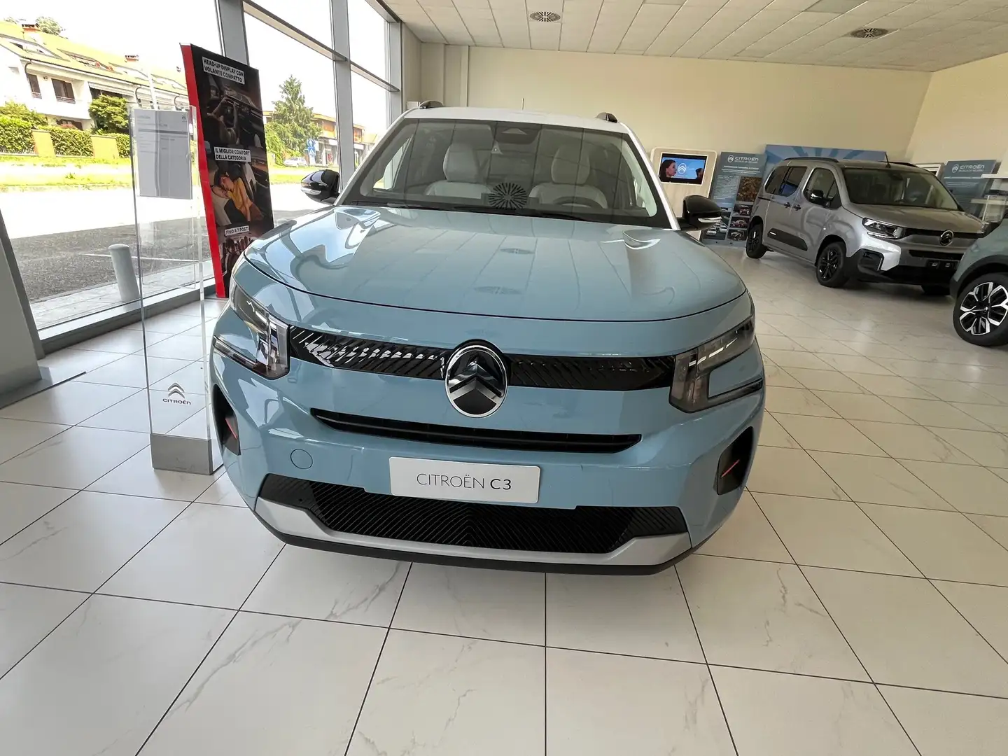 Citroen C3 Elettrica 113cv MAX KM ZERO Blu/Azzurro - 2