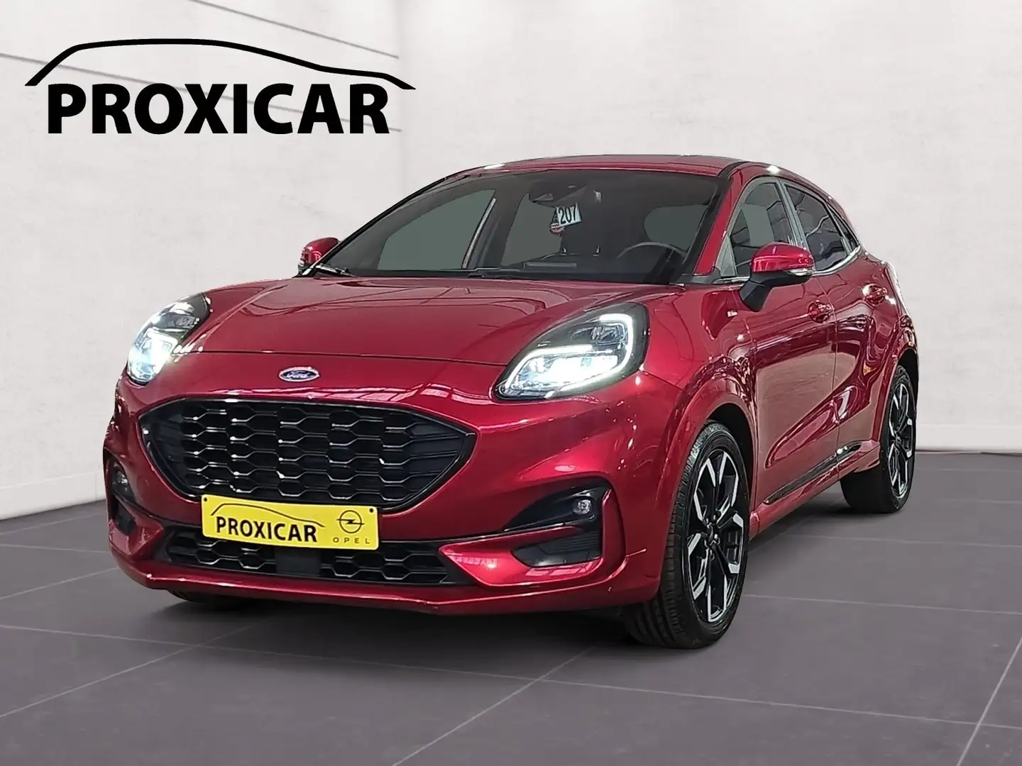 Ford Puma 1.0 EcoBoost 125cv ST-Line Rouge Airco*Gps*Cruise Rood - 1