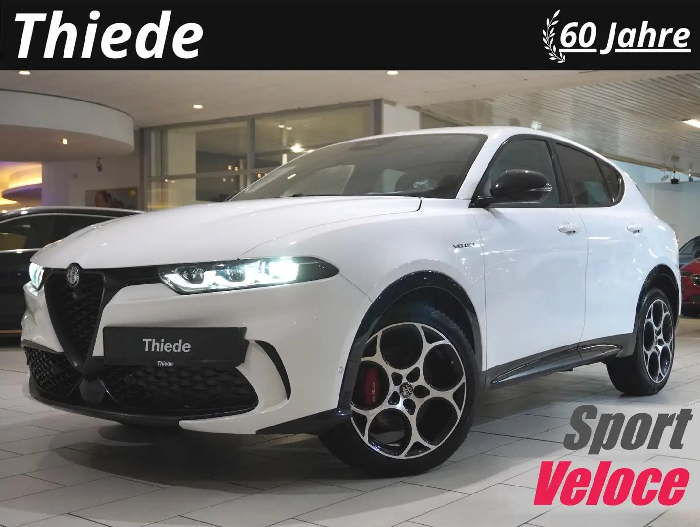Alfa Romeo Tonale 1.5 VGT VELOCE NAVI/LED/360°/SPORT/SH/H&K Weiß - 1