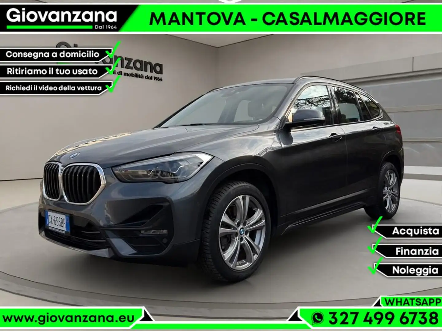 BMW X1 xdrive20d Sport auto Grau - 1