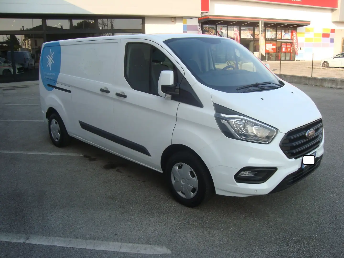 Ford Transit Custom 2.0 Tdci Passo Lungo con cassettiera interna Blanc - 1