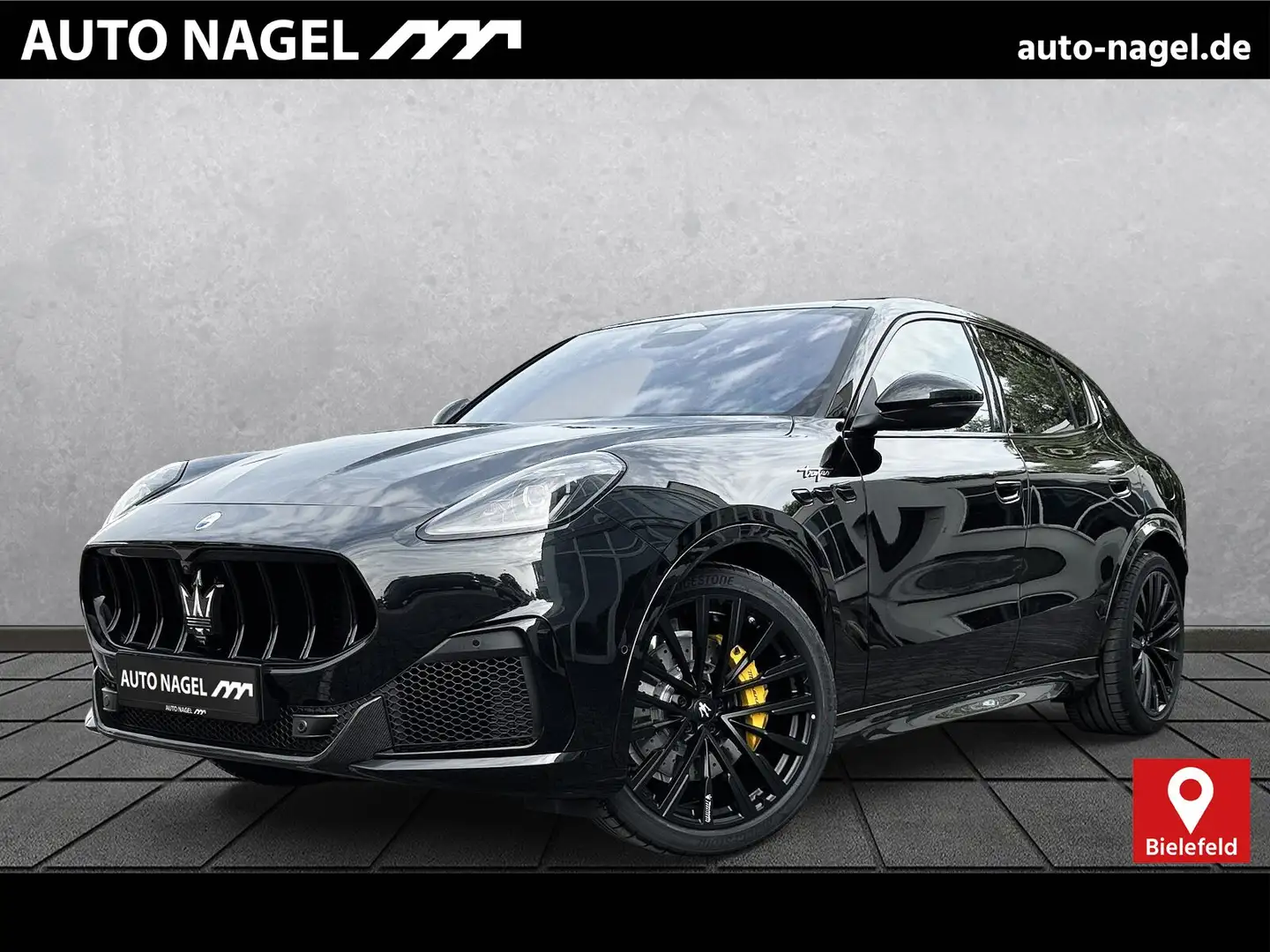 Maserati Grecale Grecale Trofeo MY25*SONUS*360°*21*Black*GelbeNähte Zwart - 1