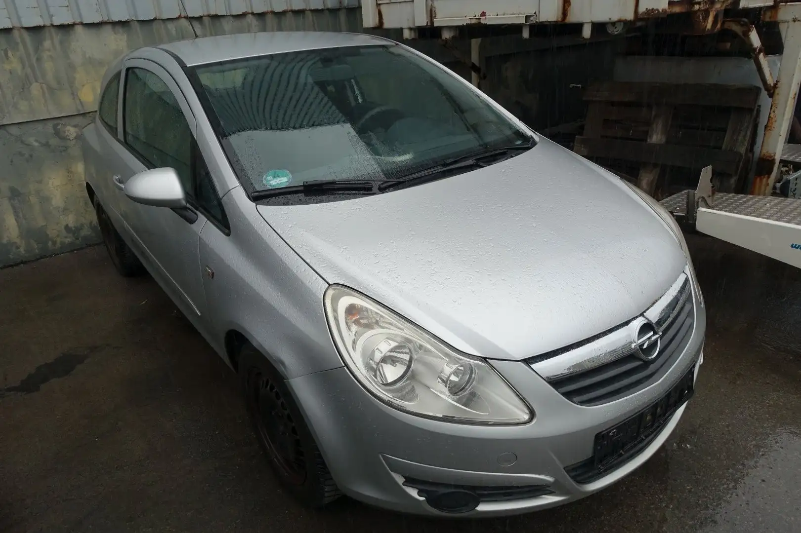 Opel Corsa D Edition*KLIMA*SERVO*ZV*KEIN TÜV* Argent - 2