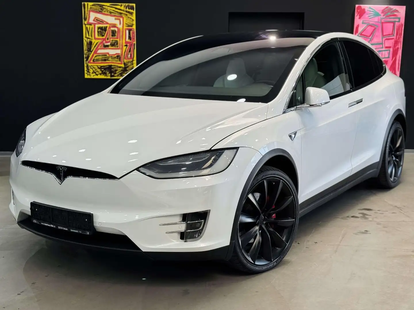 Tesla Model X Performance Dual*1.Hand*6 Sitzer*Panoram Alb - 2