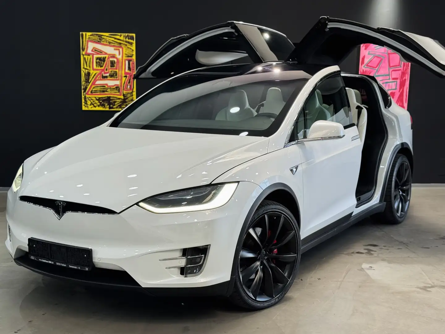 Tesla Model X Performance Dual*1.Hand*6 Sitzer*Panorama* Weiß - 1