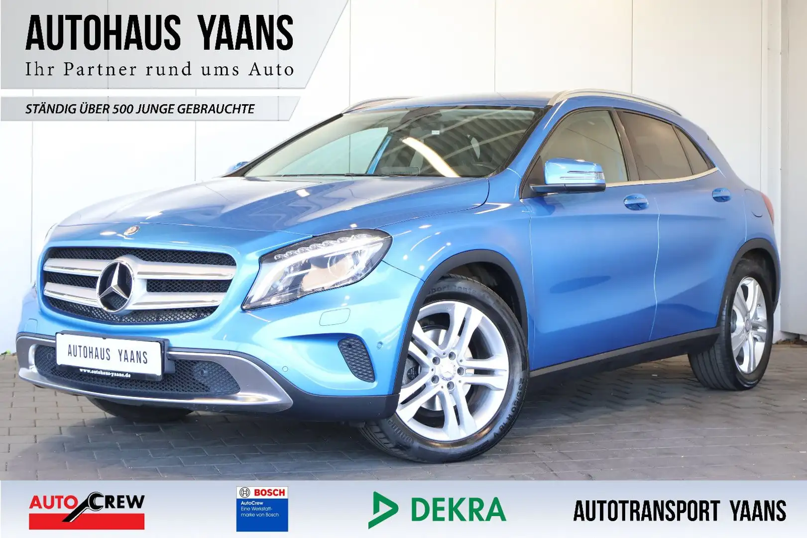 Mercedes-Benz GLA 180 d Score NAVI+KAM+XEN+18" Blau - 1