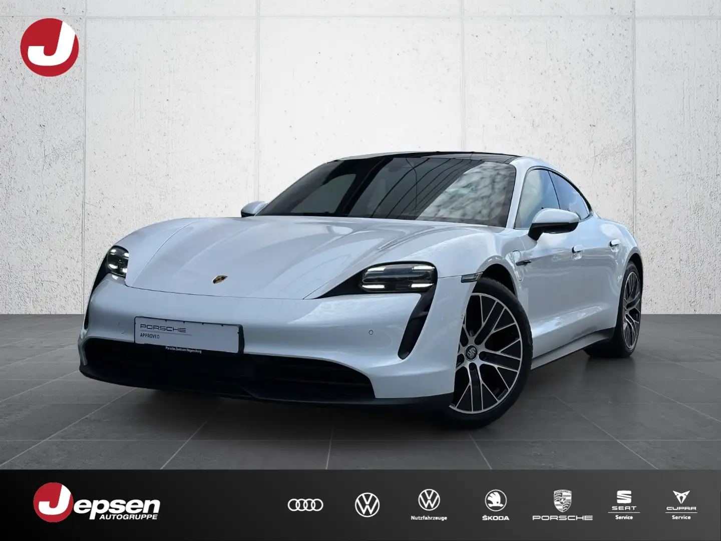 Porsche Taycan 4S 360° PANO BOSE Weiß - 1