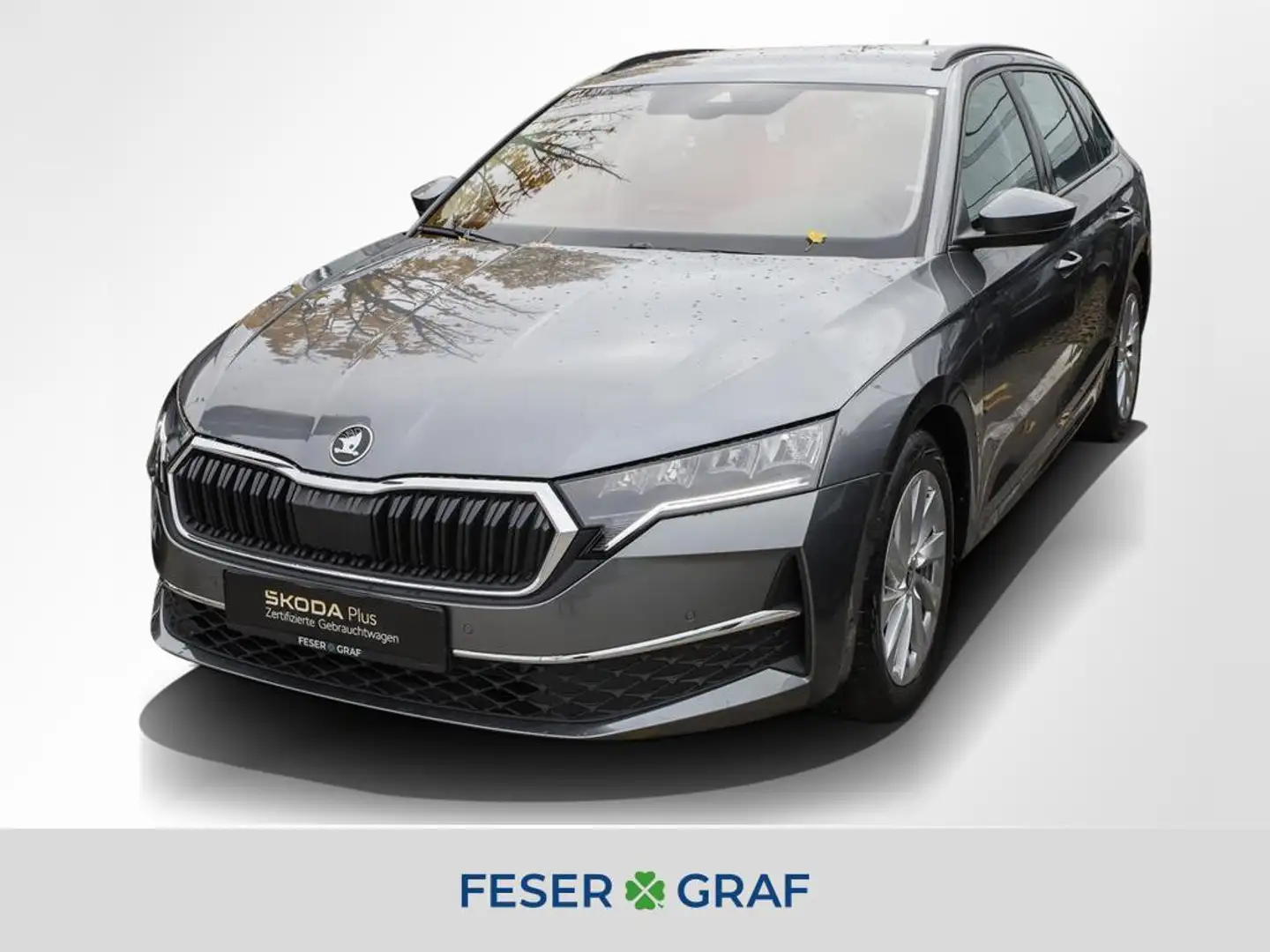 Skoda Octavia Combi 2.0 TDI Selection DSG ACC AHK RüKa Grau - 1