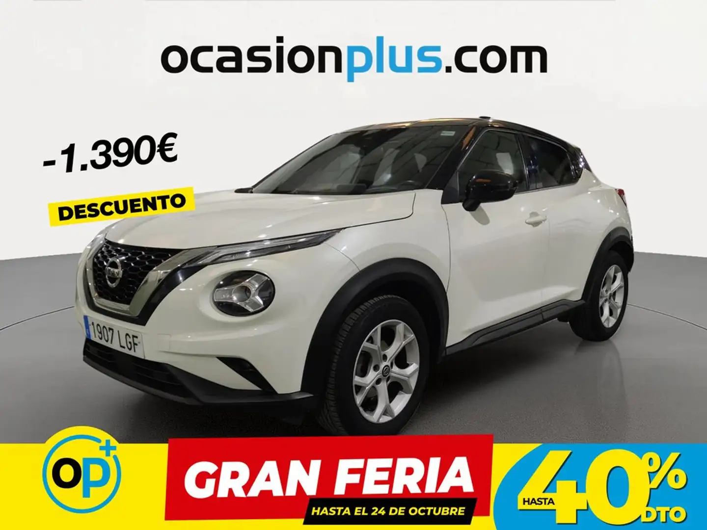 Nissan Juke 1.0 DIG-T N-Connecta 4x2 DCT 7 117 Blanco - 1