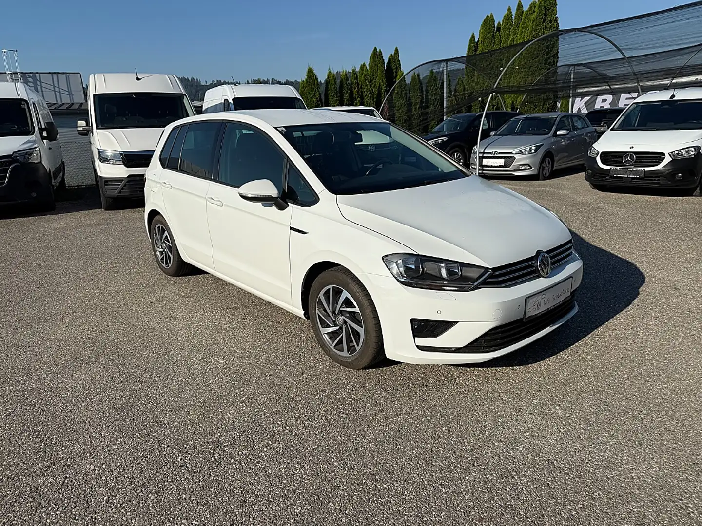 Volkswagen Golf Sportsvan 1,6 TDI Lounge Weiß - 2