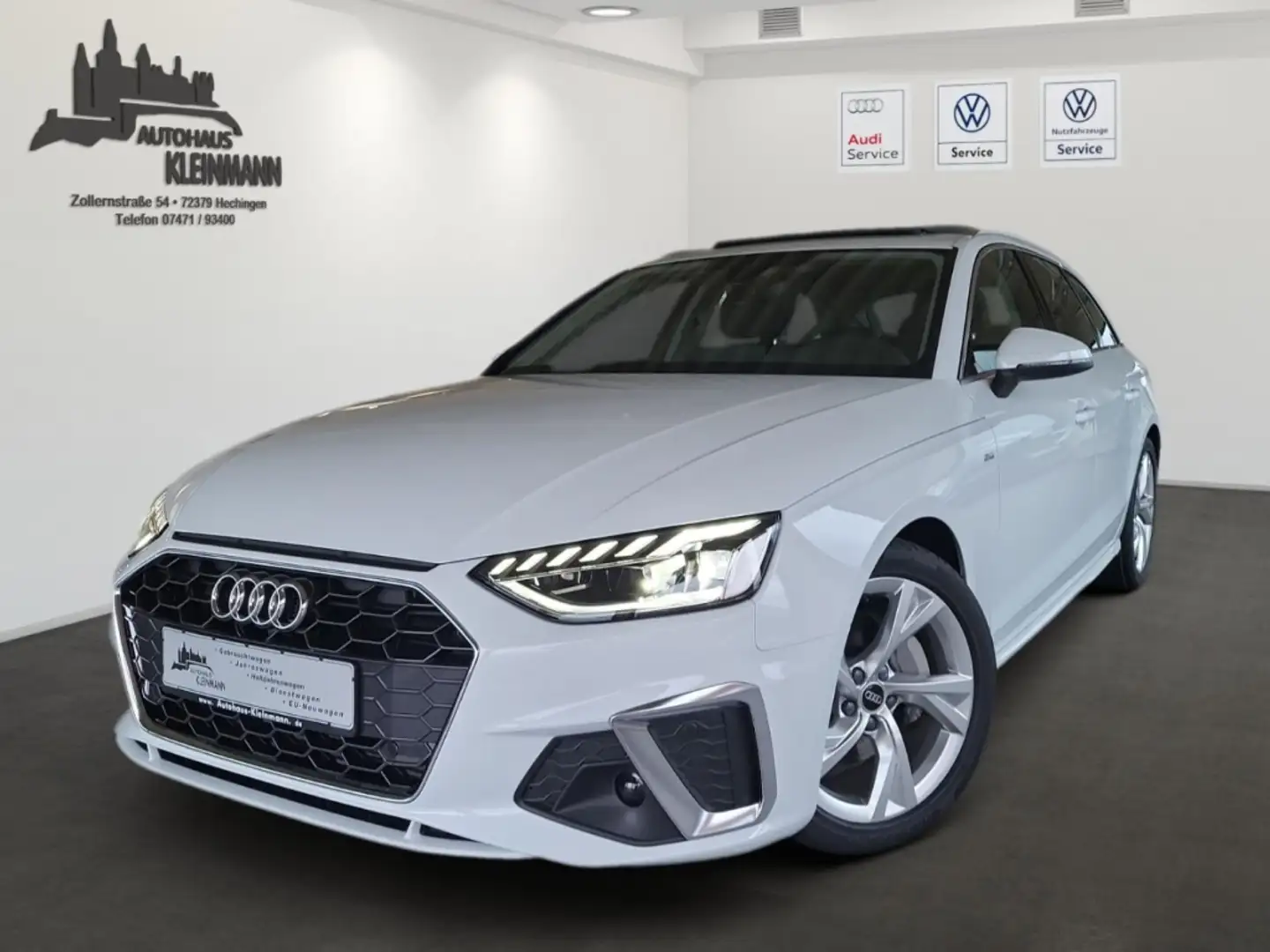 Audi A4 Avant 40 TFSI S-line (EURO 6e) Pano,Tour,Navi,LED, Blanc - 1