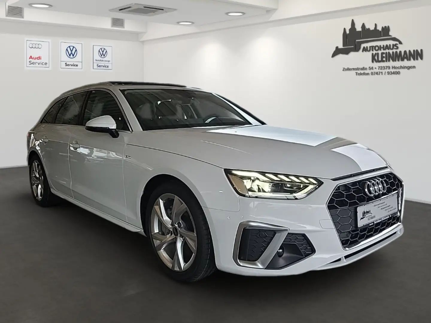 Audi A4 Avant 40 TFSI S-line (EURO 6e) Pano,Tour,Navi,LED, Blanc - 2