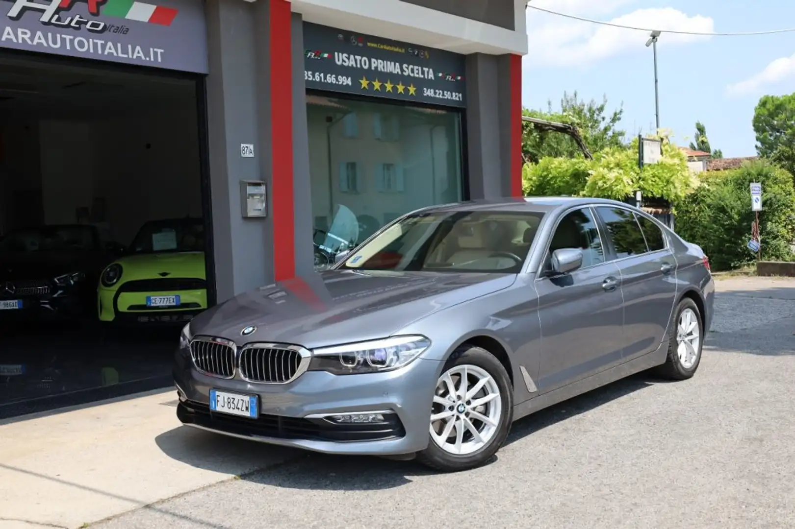 BMW 520 d xDrive Berlina 190CV Automatica Navi Pelle LED++ Modrá - 1