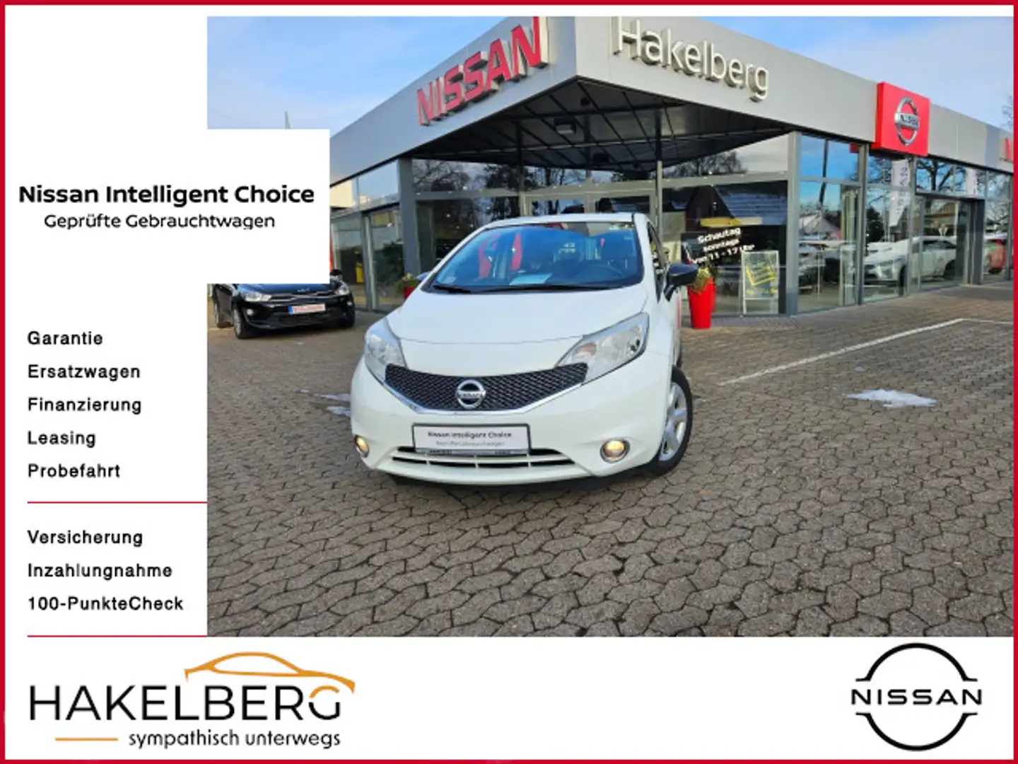 Nissan Note 1.2 Visia Klimaanlage Weiß - 1