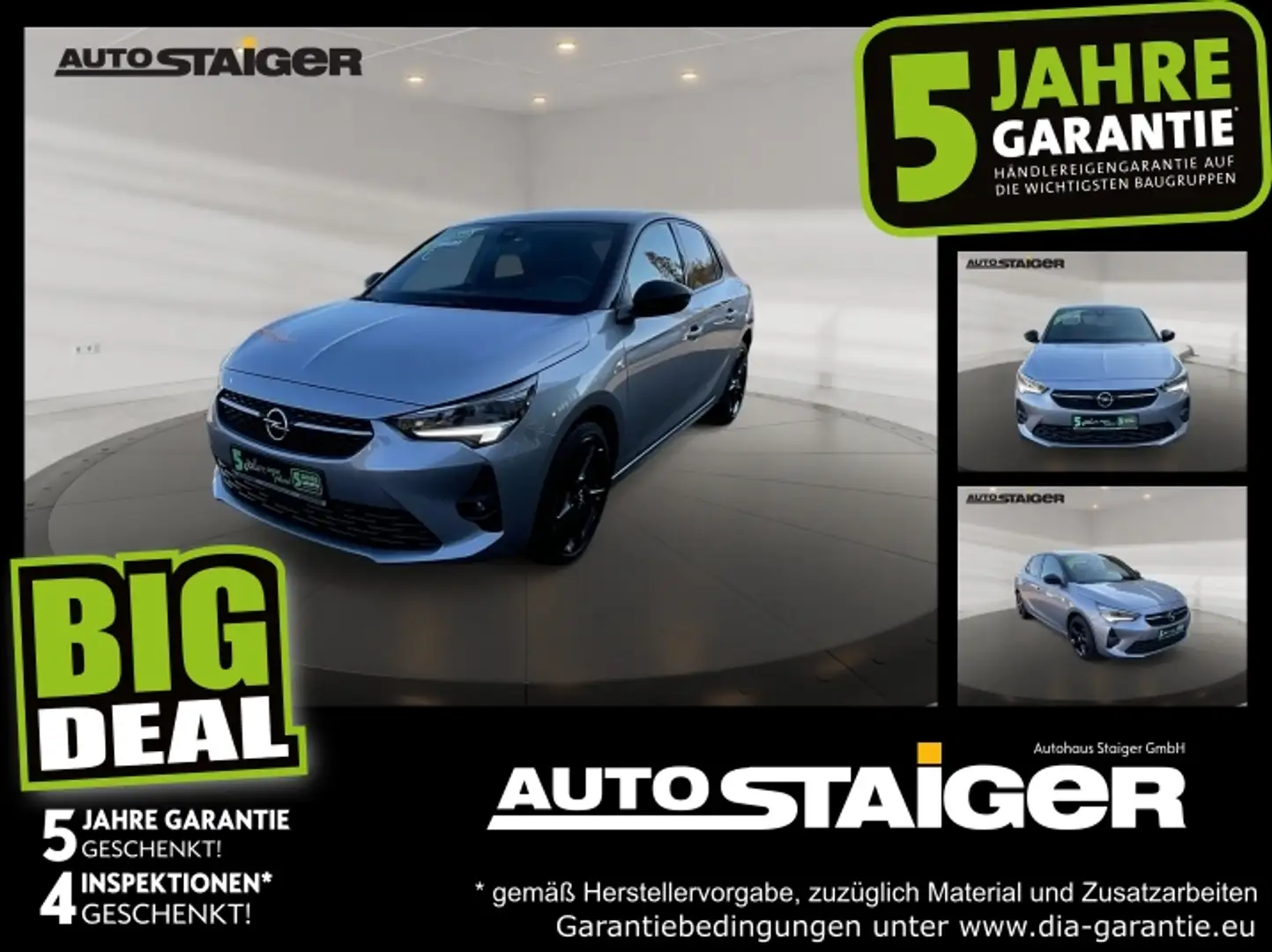 Opel Corsa F 1.2 Turbo GS Line LED+SHZ+Fernlichtass. Grau - 1