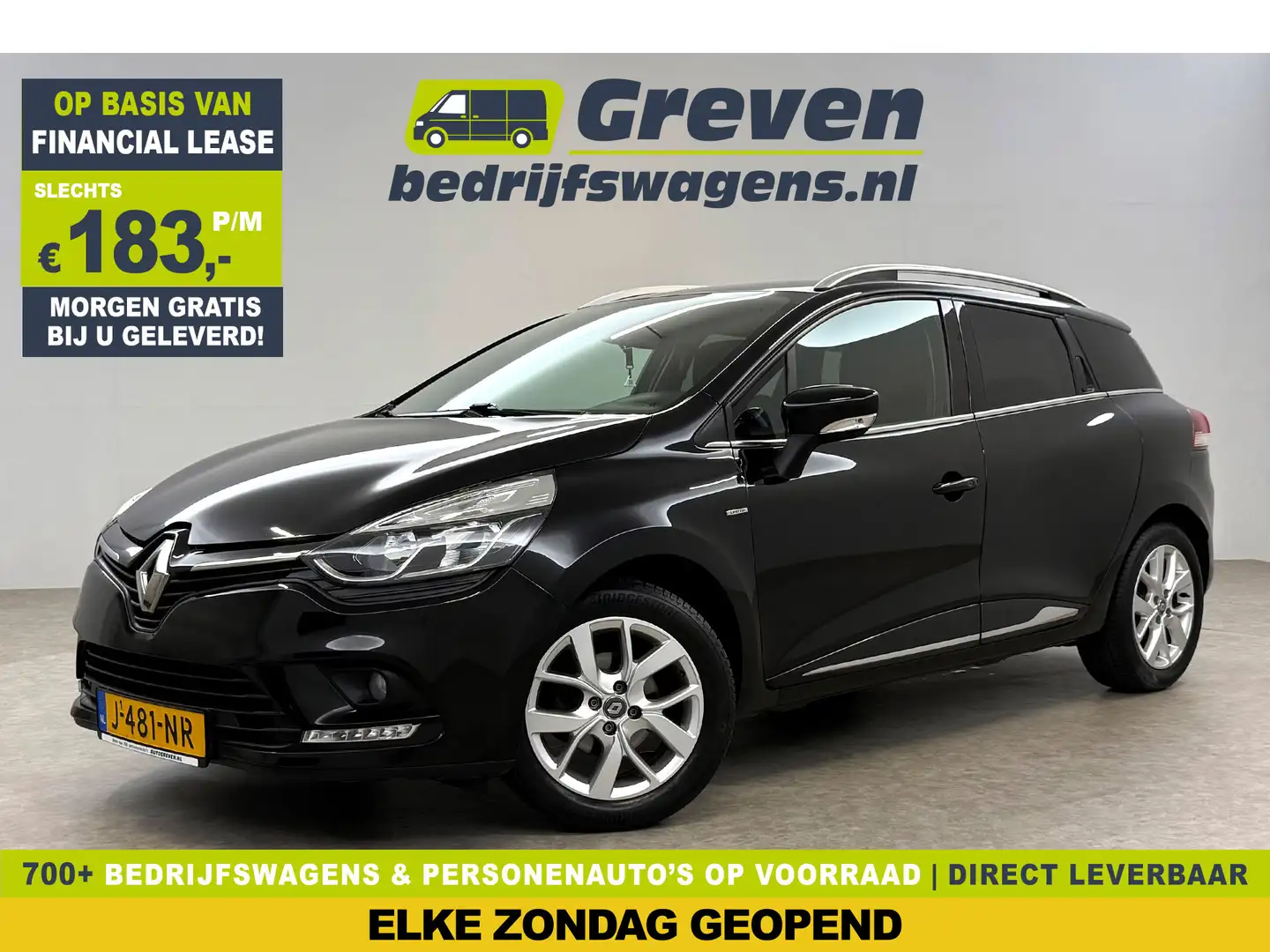 Renault Clio 0.9 TCe Limited | Airco | Cruise | Carplay | Navig Noir - 1