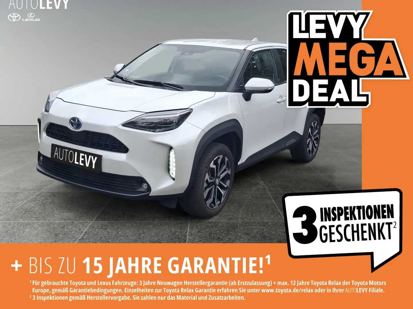 Toyota Yaris Cross 1.5 Hybrid Team D *NAVI*CARPLAY*SHZ* Weiß - 1