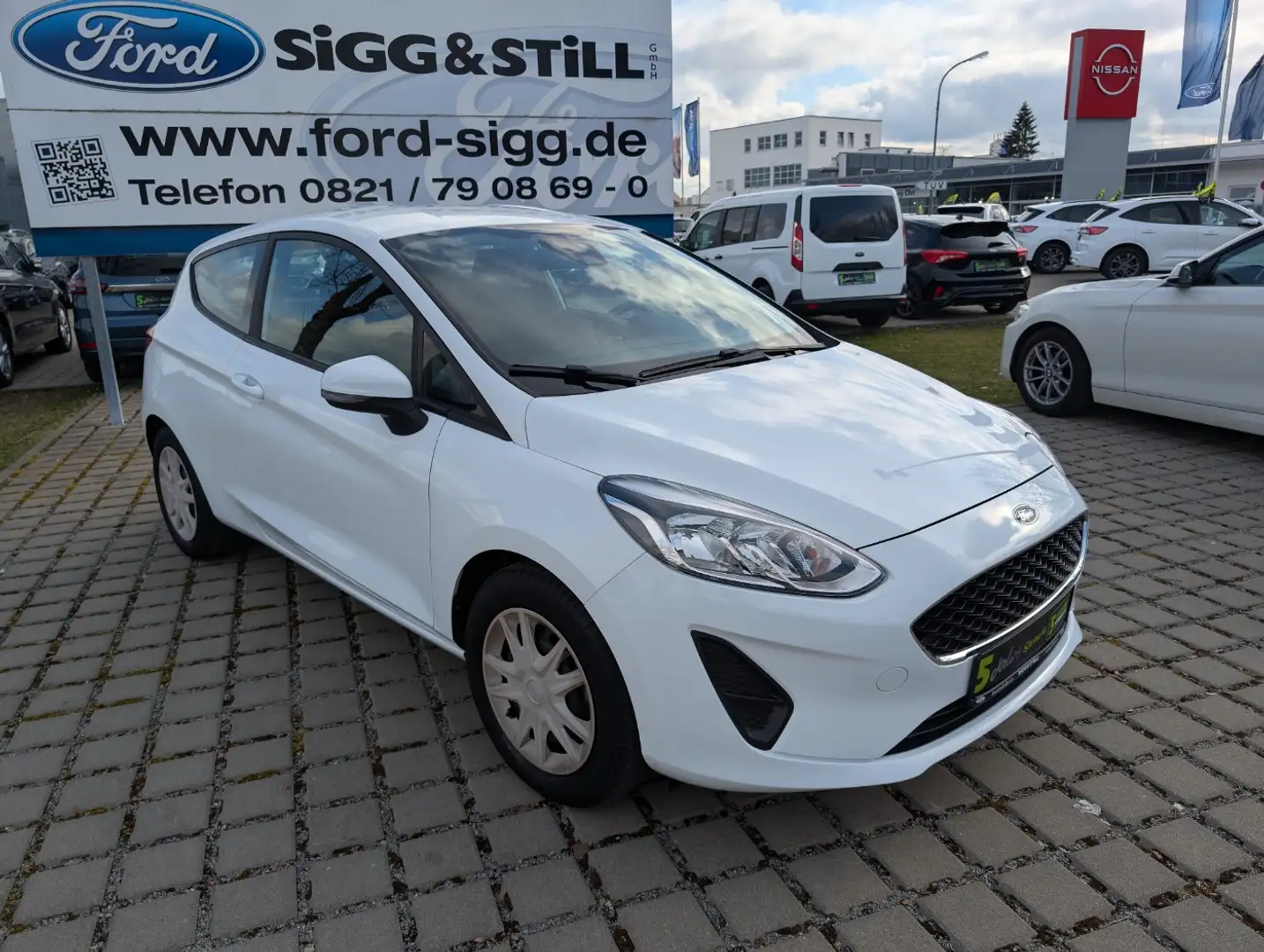Ford Fiesta 1.1 Trend SPURHALTE-ASS*KLIMA*SHZ*WSS-HEIZ Weiß - 2