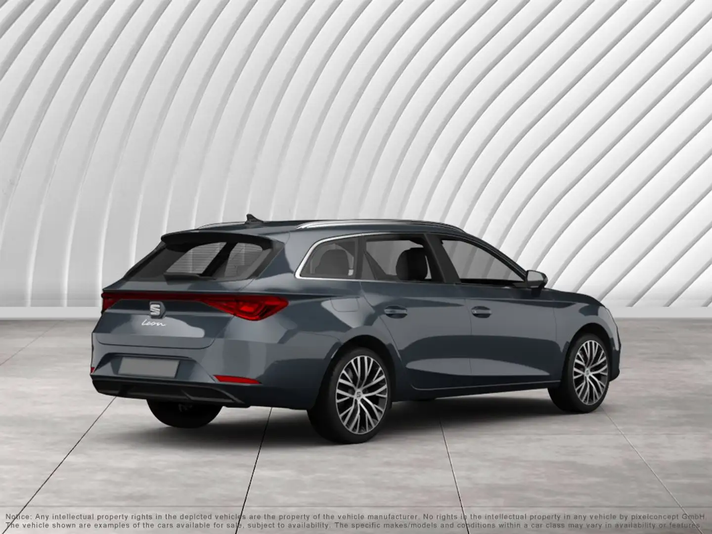 SEAT Leon Sportstourer Xcellence ACC AHK RFK NAVI LM Серый - 2
