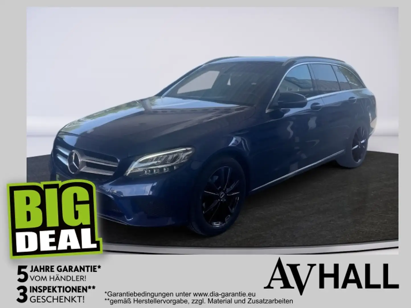 Mercedes-Benz C 180 T Avantgarde ACC AHK AUT KeyLess KlimaA LED Blau - 1