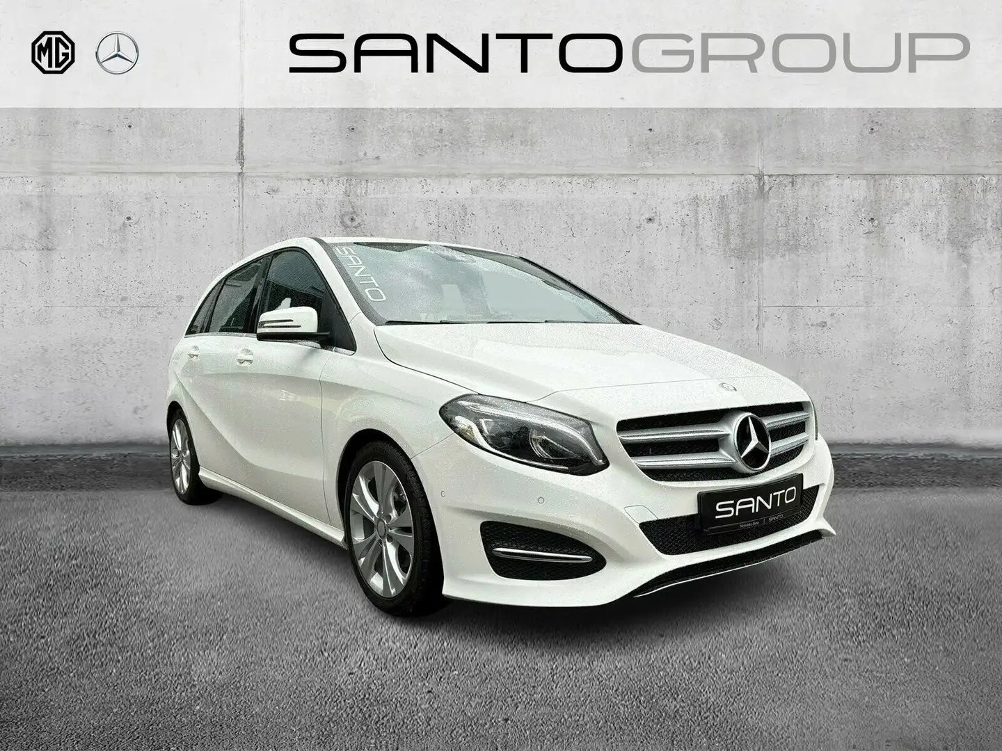 Mercedes-Benz B 180 B 180 Urban 7-G AUT. NAVI AHK LED SHZ LEDER ALU Weiß - 1