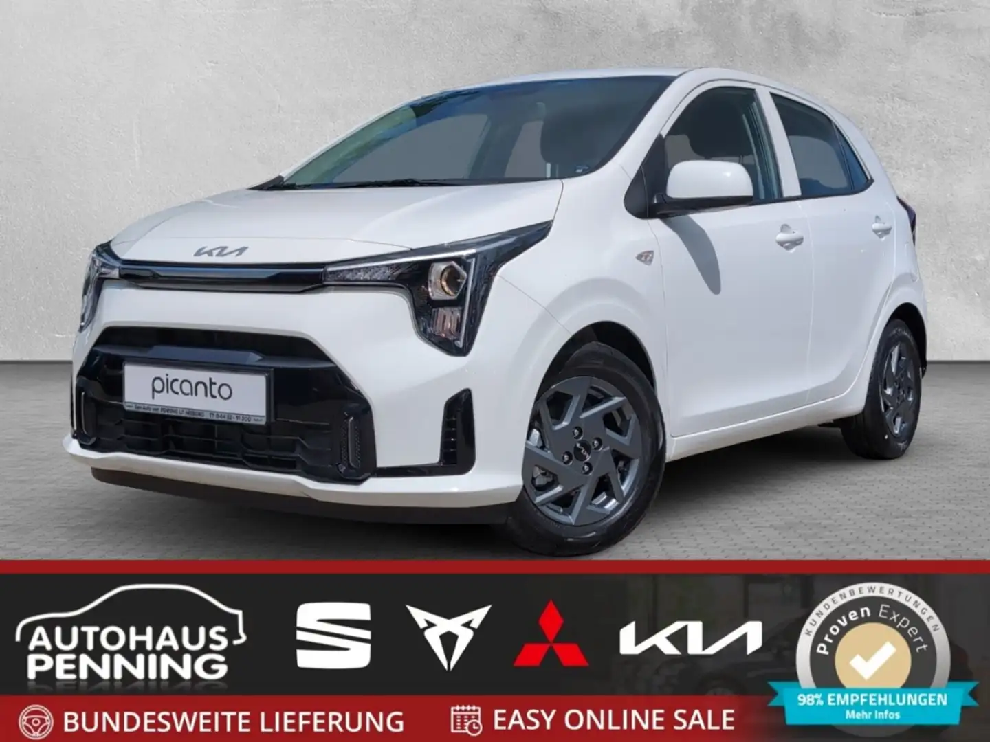 Kia Picanto PE2 1.0 VISION / UPE: 19.580,- € / NAVI Apple CarP Wit - 1