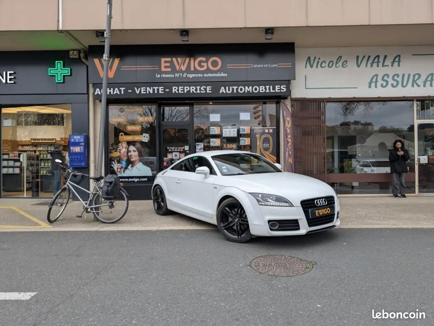 Audi TT II 1.8 TFSI 160CH S line tronic 7 Blanc - 1