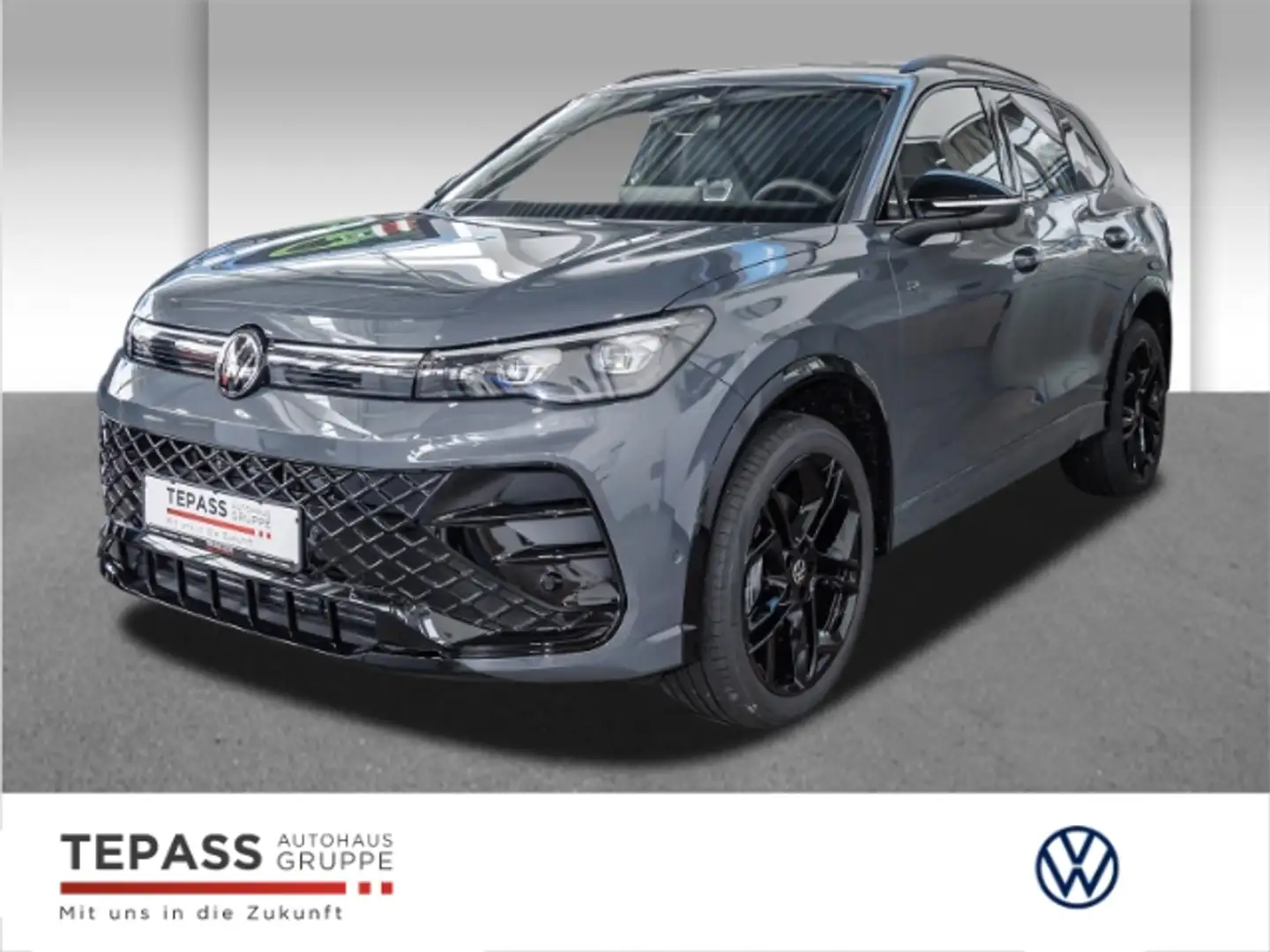 Volkswagen Tiguan 2.0 TDi R-Line NAVI BLACK PANO HD MATRIX Gris - 1