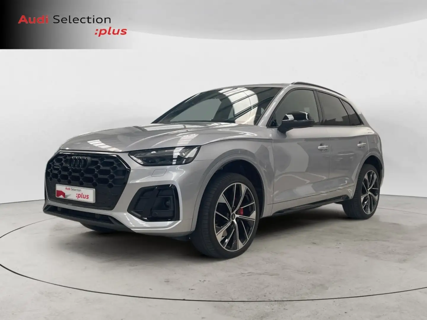 Audi Q5 55 TFSIe Black line quattro-ultra S tronic Argent - 1