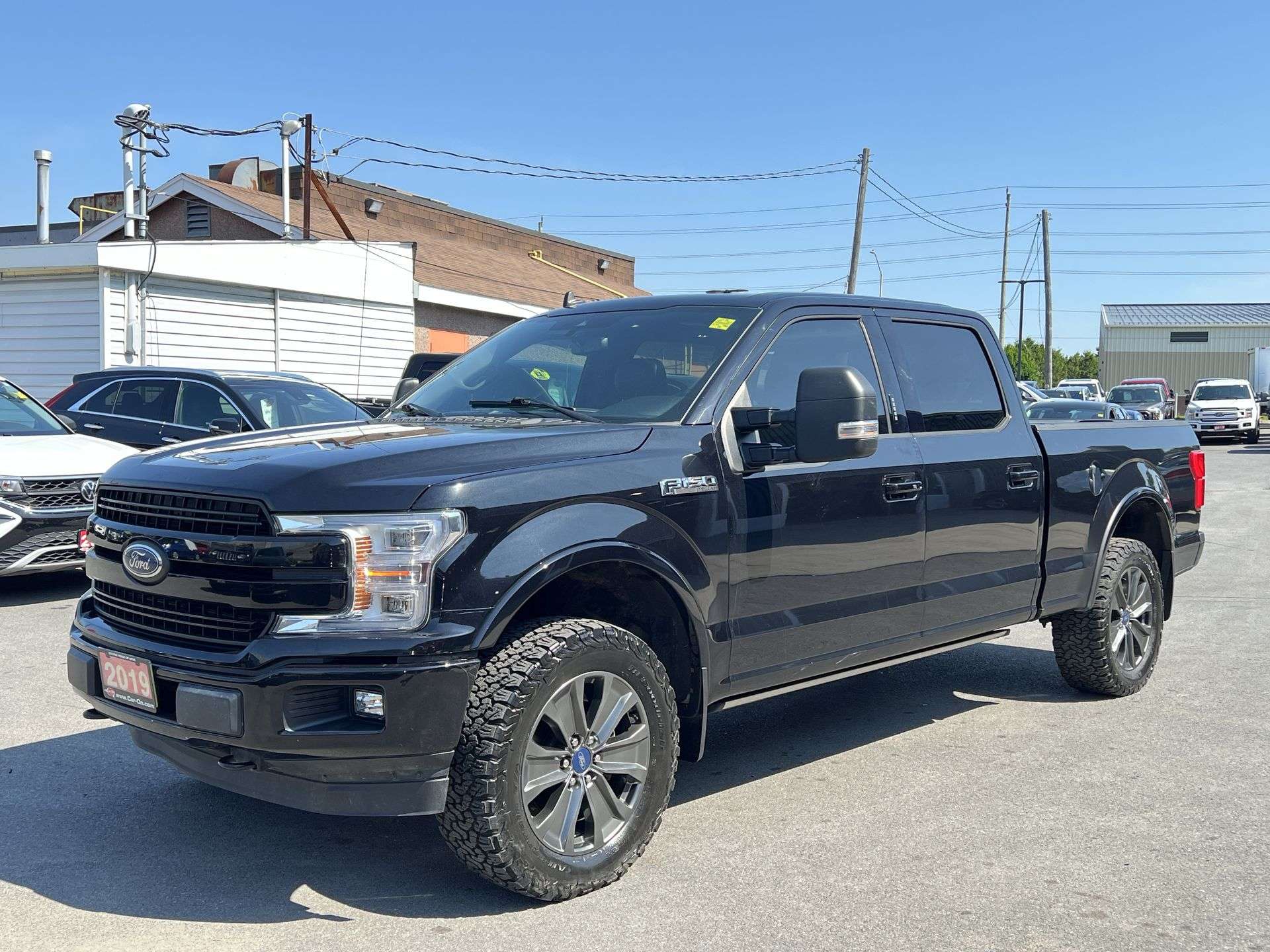 Black 2019 Ford F-150 Pickup Truck Four-Wheel Drive Automatic