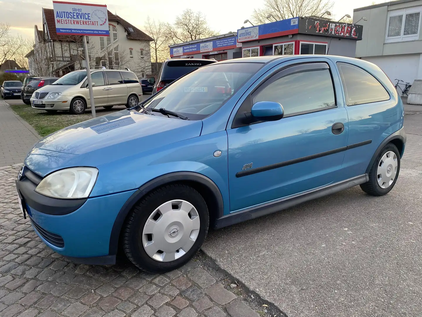 Opel Corsa 1.2 16V Sport TÜV-ASU NEU. Blau - 1