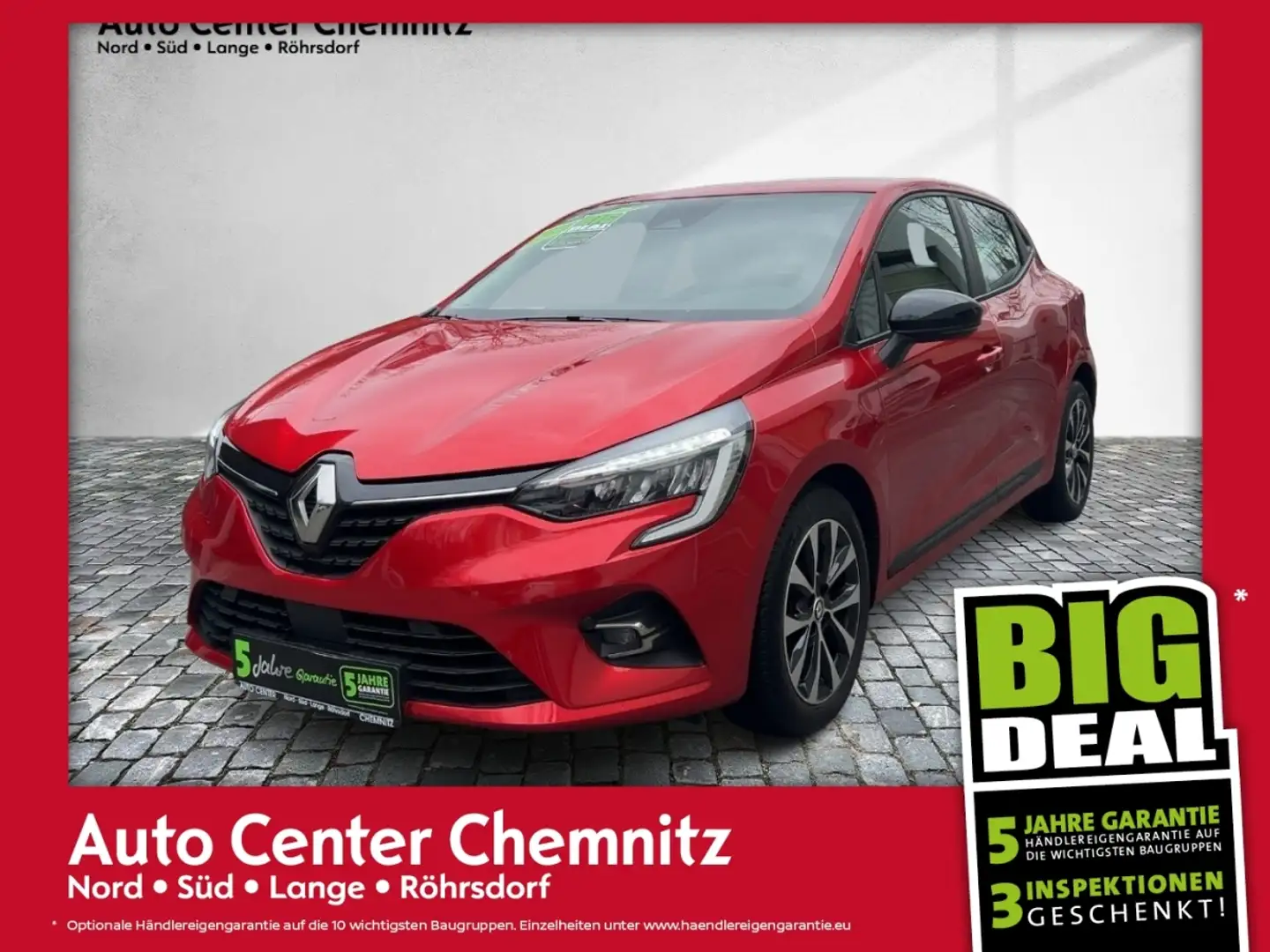 Renault Clio V 1.0 TCe 90 Equilibre FullLED/Klima/SHZ/LM Rojo - 1