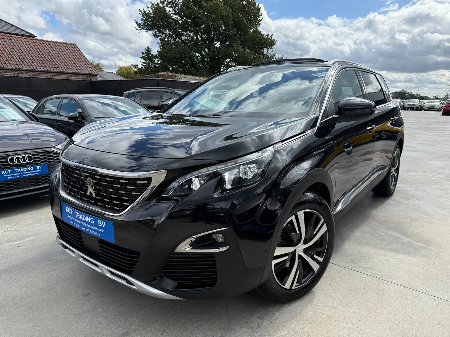 Peugeot 5008 1.2i 7 ZIT GT-LINE NAVIGATIE LEDER OPENDAK CAMERA Schwarz - 1