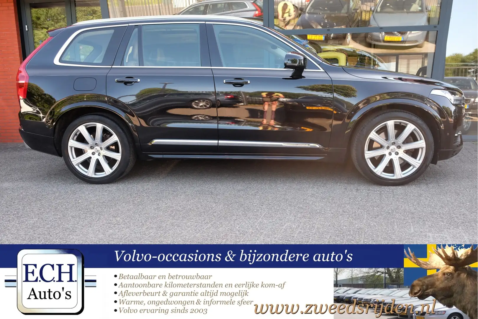 Volvo XC90 2.0 T8 Twin Engine AWD Inscription, Panodak, Lucht Zwart - 2