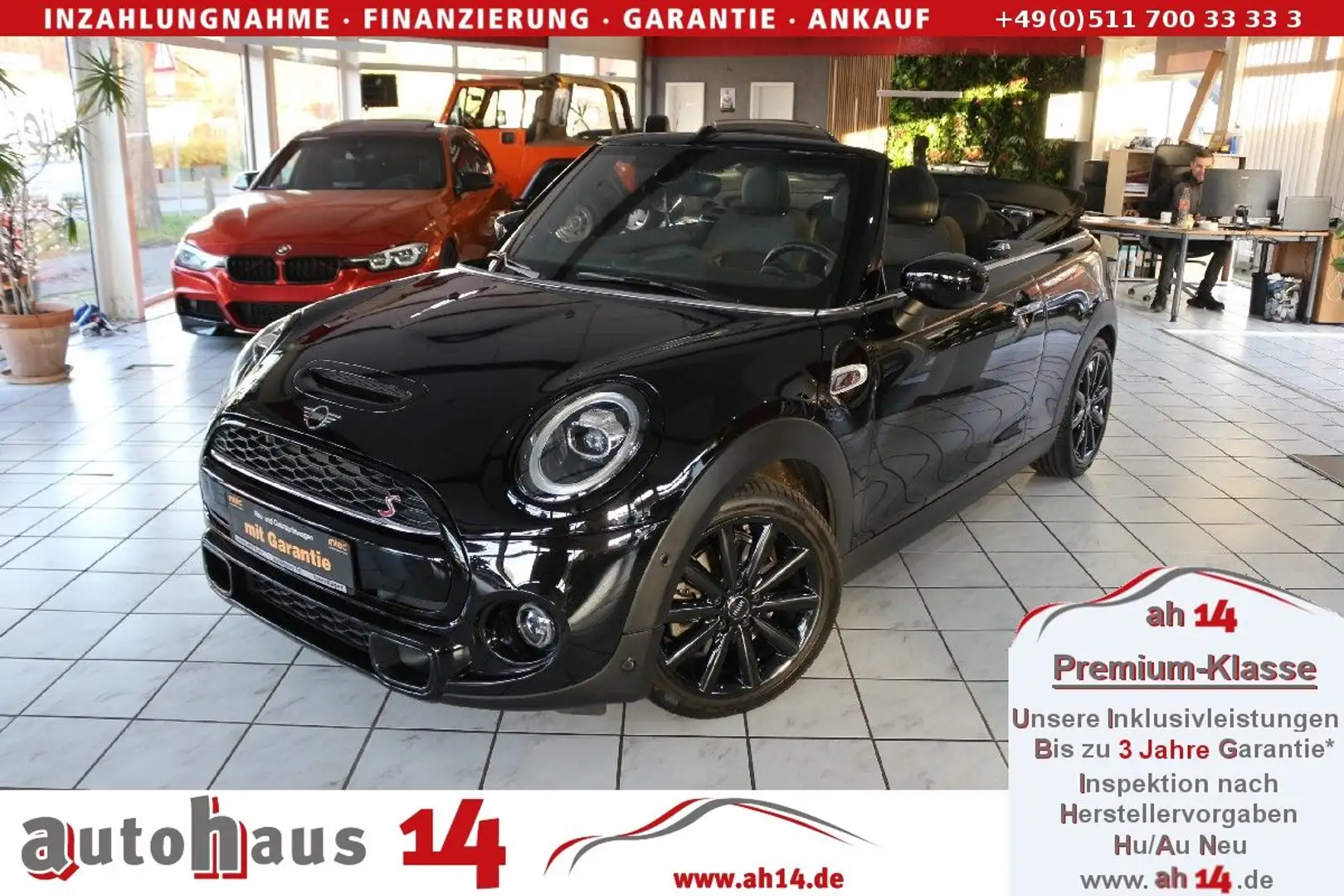 MINI Cooper S Cabrio - Automatik-Navi-LED-h&k-ACP-L. Schwarz - 1