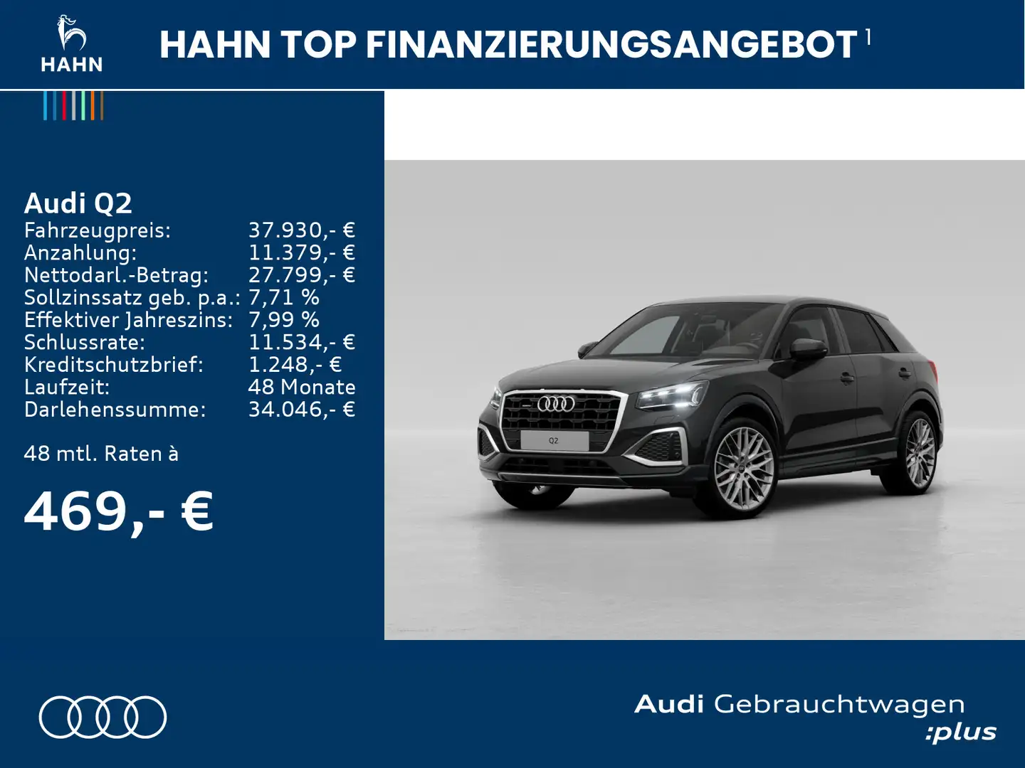Audi Q2 40TFSI quattro S-tronic advanced AHK Matrix Schwarz - 2
