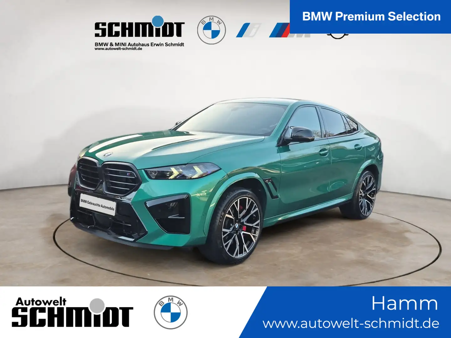 BMW X6 M Competition + GARANTIE-bis-04.2030 Vert - 1