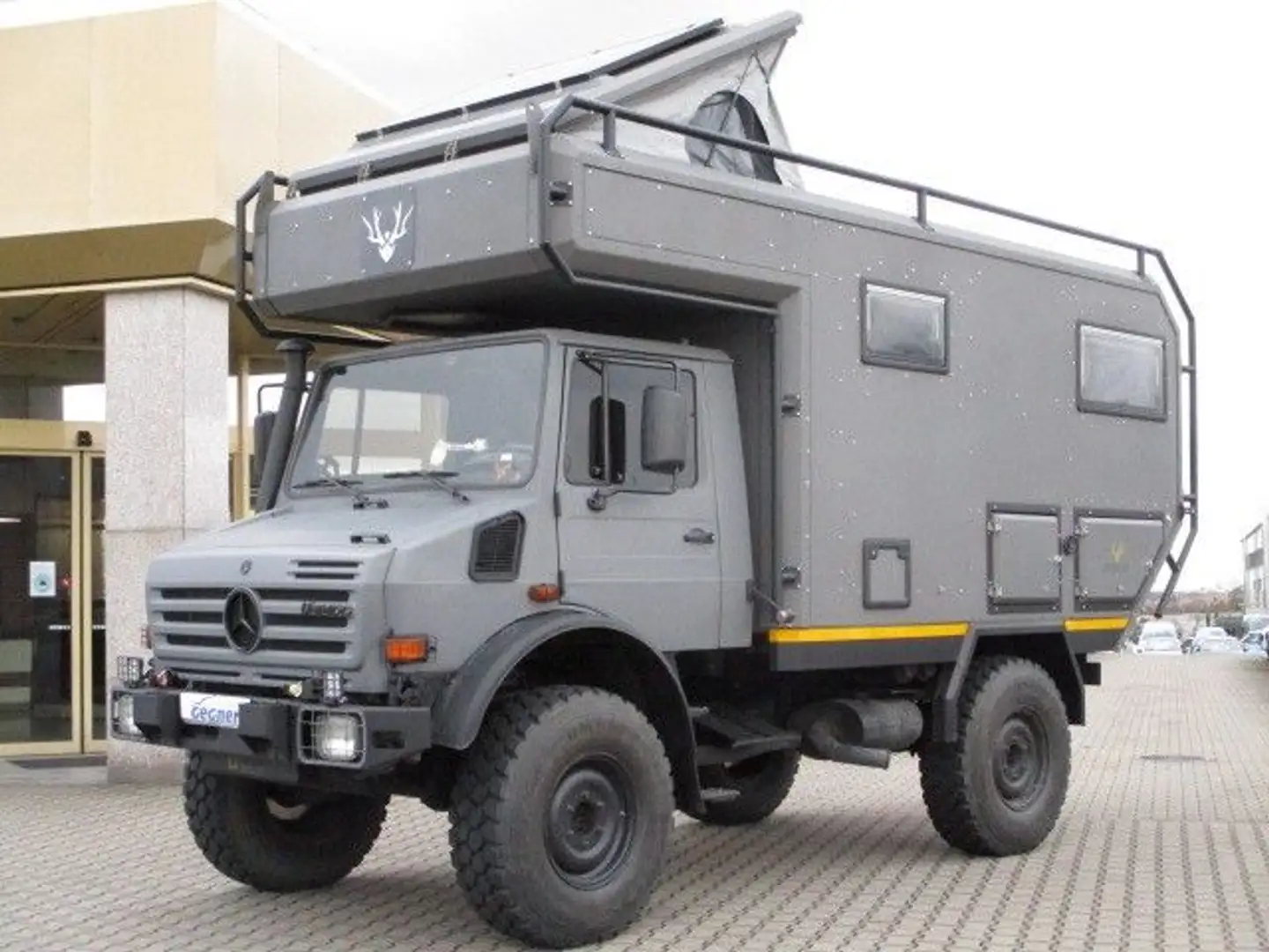 Mercedes-Benz Unimog U4000 Expedition Wohnkabine Standheizung Grau - 1