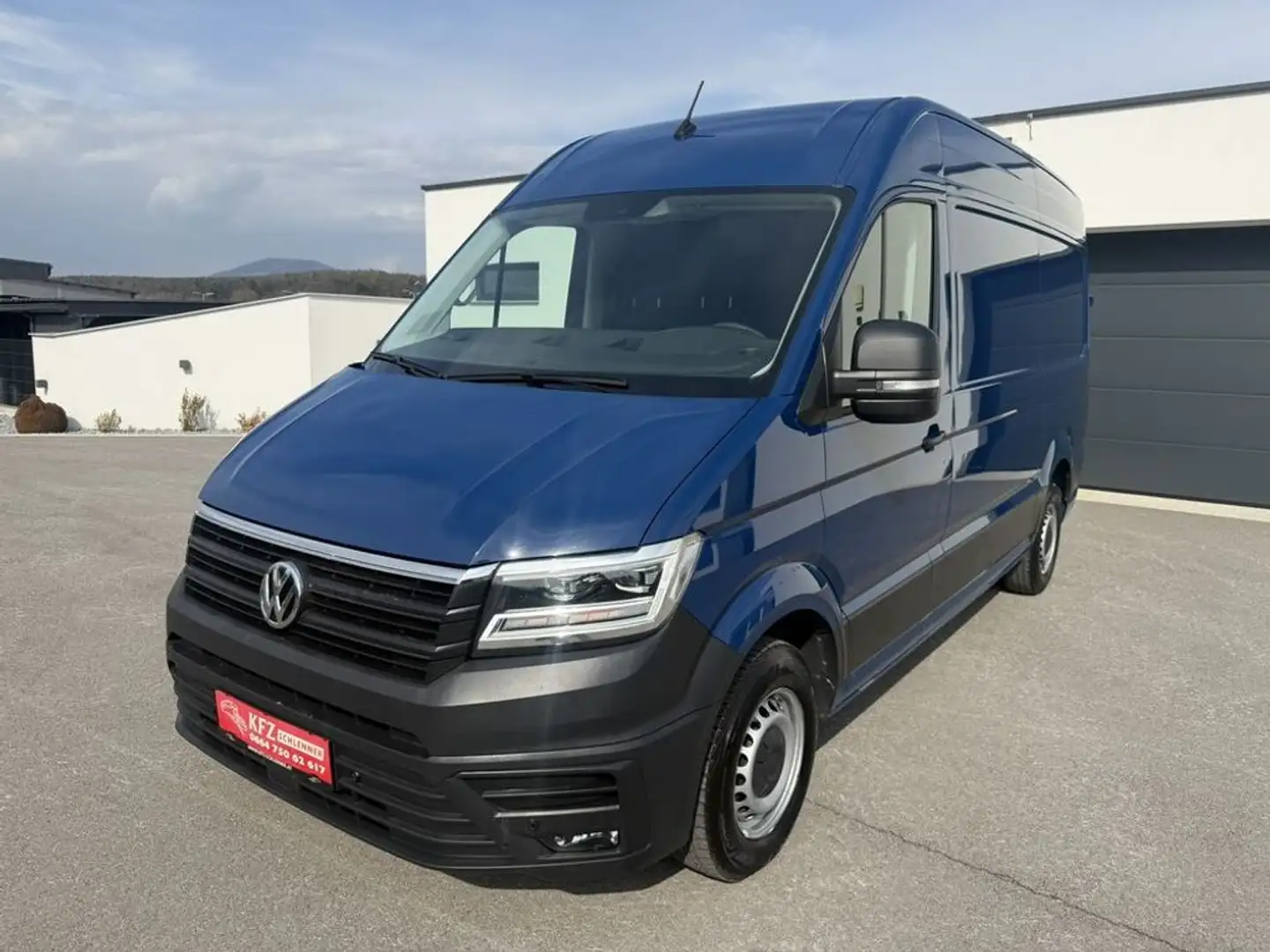 Volkswagen Crafter Kasten 30 MR Hochdach FWD/LED/AHK/NAVI Blau - 1