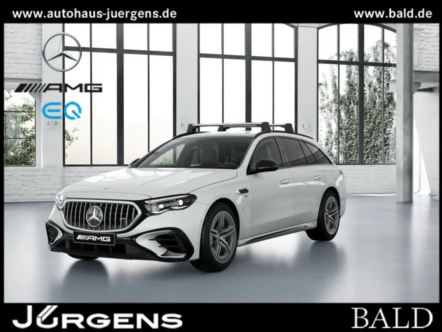 Mercedes-Benz E 53 AMG Hyb 4M T Perf. Sound/Pano/Super/HAL/AHK Weiß - 1