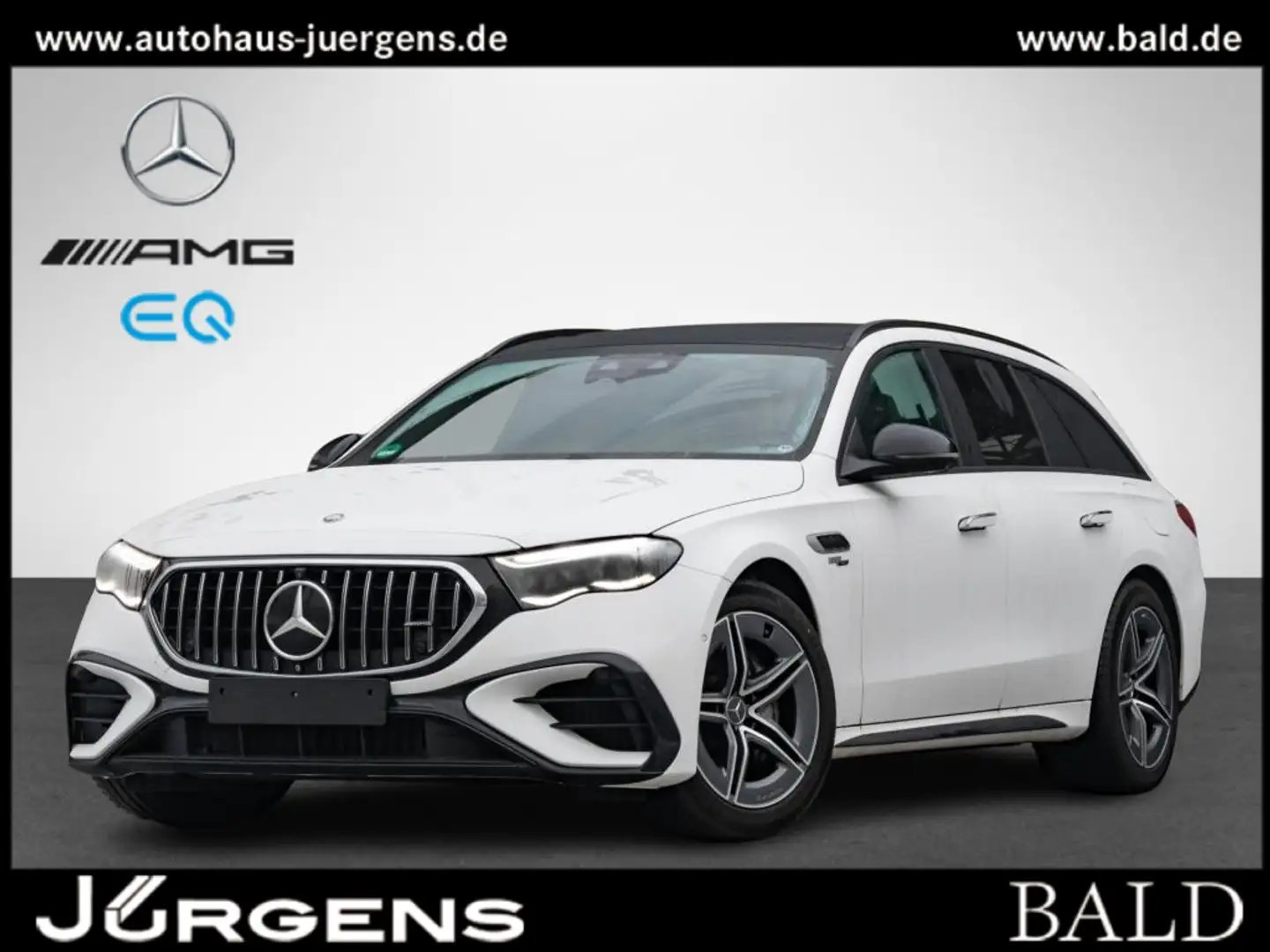 Mercedes-Benz E 53 AMG Hyb 4M T Perf. Sound/Pano/Super/HAL/AHK Blanc - 1