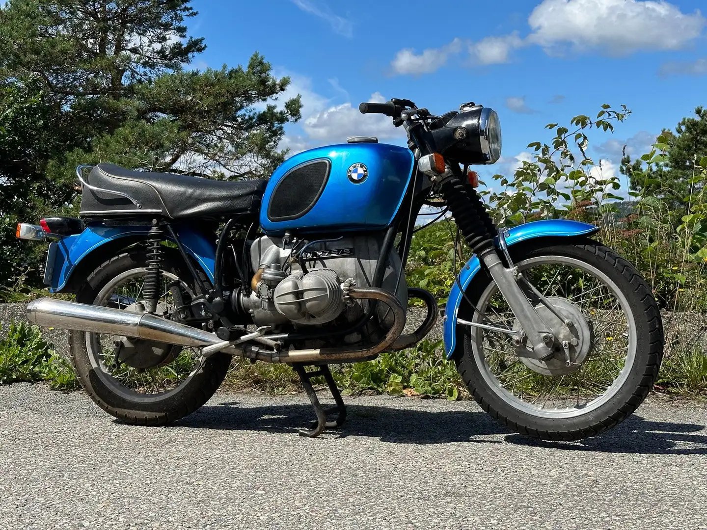 BMW R 75/5 Modrá - 1