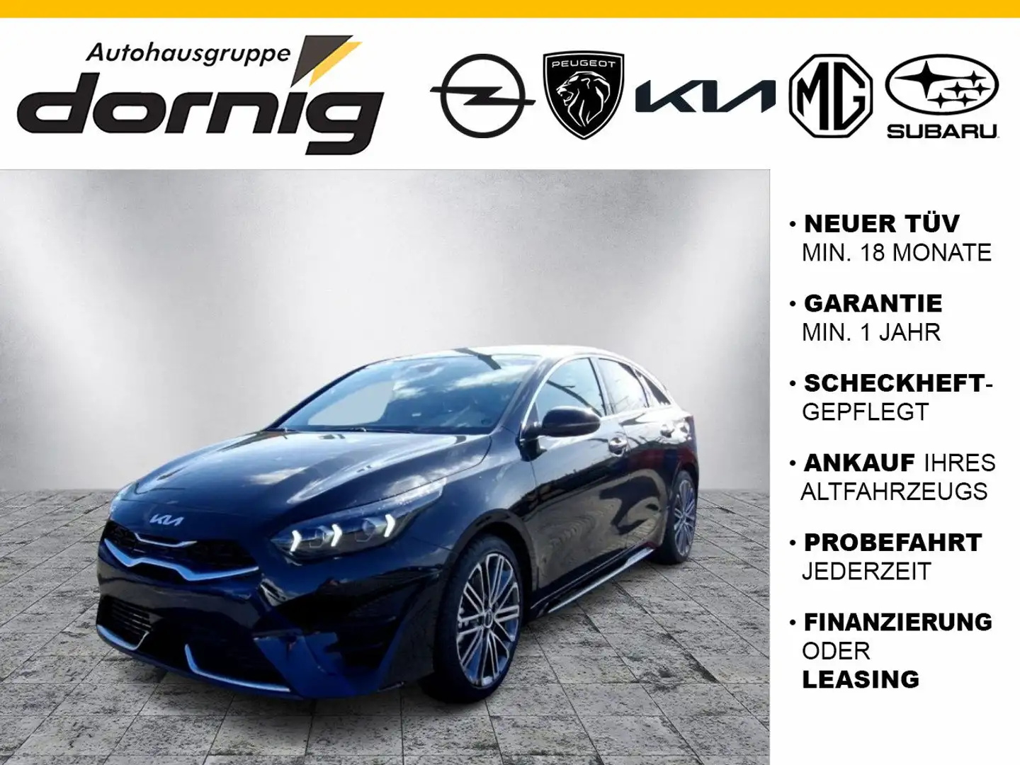 Kia ProCeed / pro_cee'd ProCeed 1.5T-GDi 140 GT-Line DCT7 Schwarz - 1