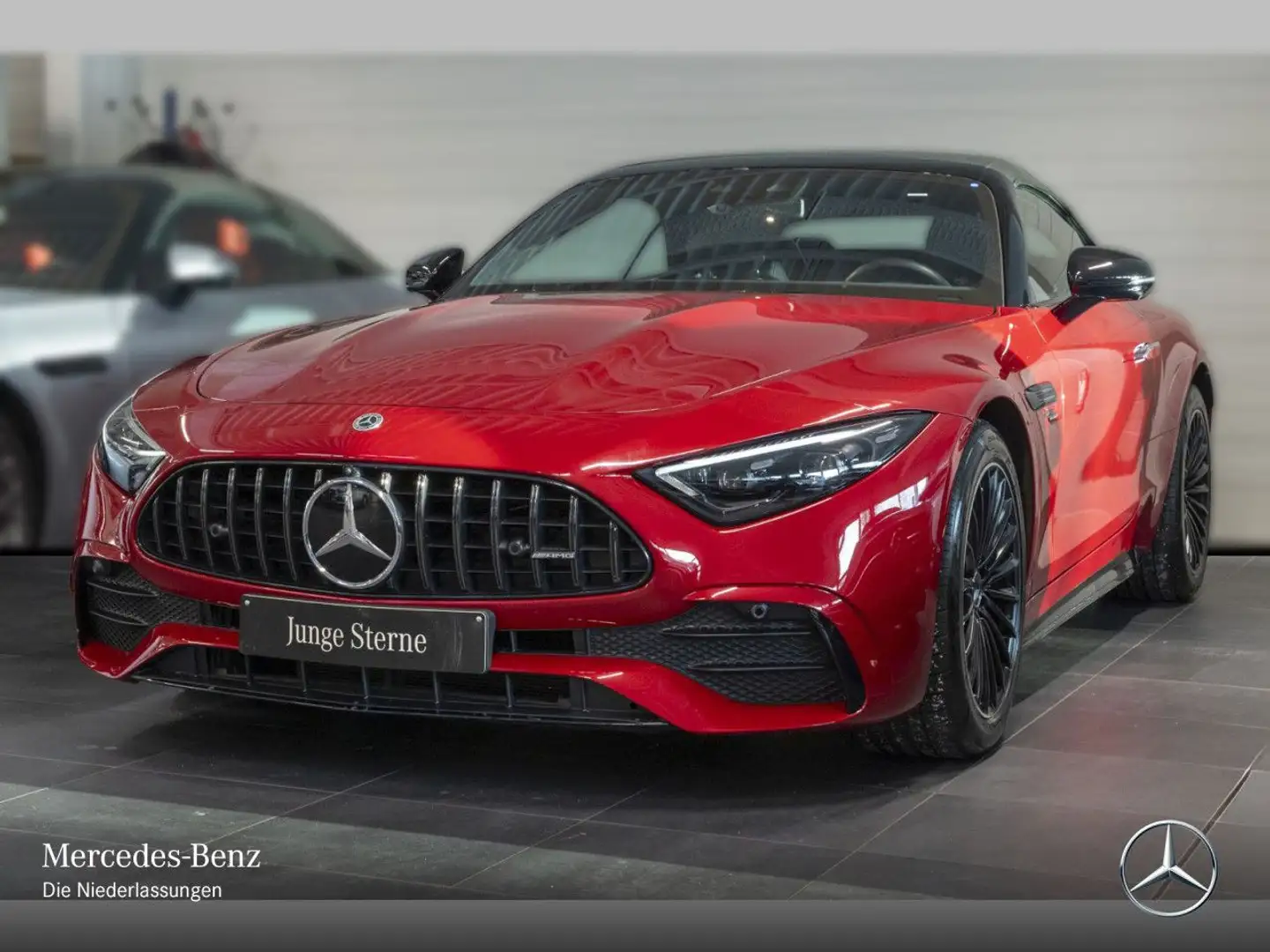 Mercedes-Benz SL 43 AMG Cab. Fahrass WideScreen Burmester Distr+ Rot - 2