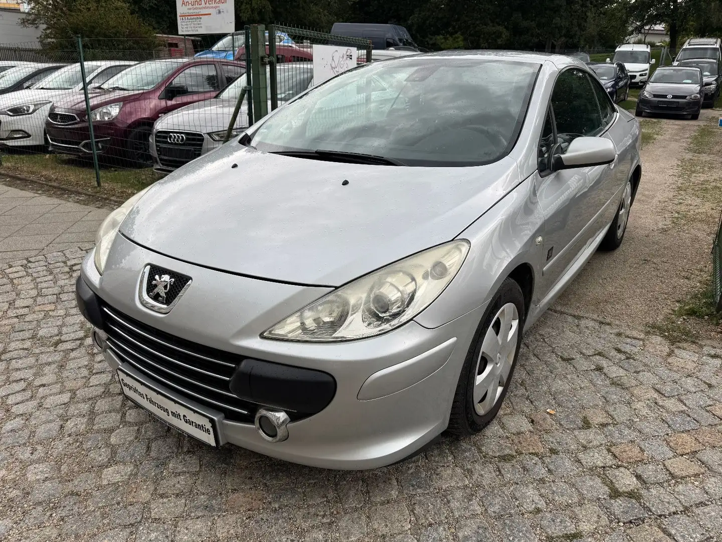 Peugeot 307 CC Cabrio-Coupe JBL-Sound Teilleder Klimaaut Silber - 1